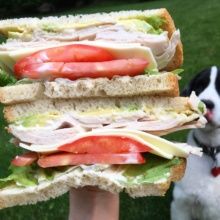 Gluten-free Turkey Club Sandwich